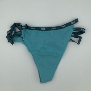 New Victoria’s Secret PINK Strappy Mini Logo Thong Panties -  XSmall